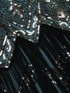 [US Warehouse] Blue 1920s Beaded Fringed Dress -BUNBUN Fancy Clothing Shop SCV000158 CG 6 3be6db56 476c 46f7 b0a4 f17c3f9eef47