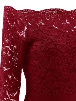 1950s Lace Off Shoulder Dress -BUNBUN Fancy Clothing Shop SCV001123 WR 4 ee600333 e346 48ab a803 179f1a0800eb