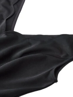 Black 1950s Striped Swing Dress -BUNBUN Fancy Clothing Shop SCV001365 PAT1 3