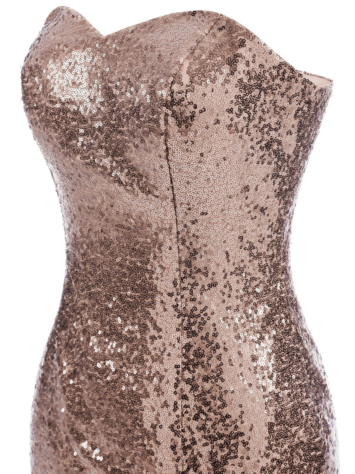 1930s Vintage Sequin Strapless Dress 7 1930s Vintage Sequin Strapless Dress - Image 5
