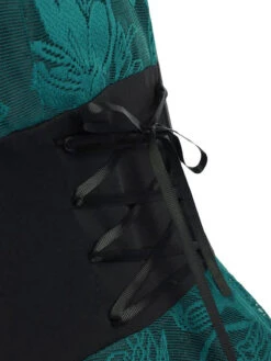 1980s Floral Lace Patchwork Strap Dress 21 1980s Floral Lace Patchwork Strap Dress -BUNBUN Fancy Clothing Shop SCV002580 BUG 6