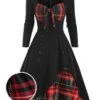 1950s Sweetheart Plaid Patchwork Dress 2 1950s Sweetheart Plaid Patchwork Dress -BUNBUN Fancy Clothing Shop SCV003518 PAT2 2 25e54071 b532 4fab b559 4ed68a981446