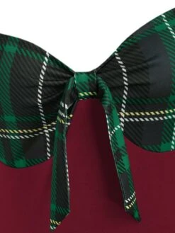 1950s Sweetheart Plaid Patchwork Dress -BUNBUN Fancy Clothing Shop SCV003518 PAT3 4 1e464b7b 51d4 4232 9556 d2a239aaf241