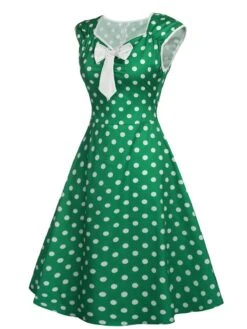 1950s Polka Dot Bow Swing Dress -BUNBUN Fancy Clothing Shop SCV005433 G 3 ccf9dfea d6f1 44c8 b868 24afcb64a105