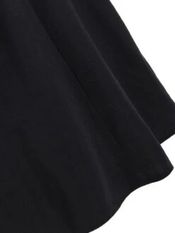 Black Red 1950s Halter Dot Swing Dress 9 Black Red 1950s Halter Dot Swing Dress -BUNBUN Fancy Clothing Shop SCV015507 4