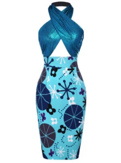 [Lori's Design]1960s Dress Promoting Autism Awareness -BUNBUN Fancy Clothing Shop SCV016102 1