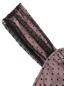 2PCS 1950s Polka Dot Bowknot Lace Strap Dress -BUNBUN Fancy Clothing Shop SCV017250 6