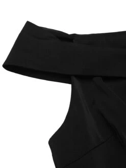 1950s Off-shoulder Lace Butterfly Swing Dress -BUNBUN Fancy Clothing Shop SCV017617 5