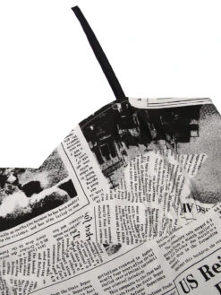 White 1950s Bat Cape Swing Dress -BUNBUN Fancy Clothing Shop SCV019298 8