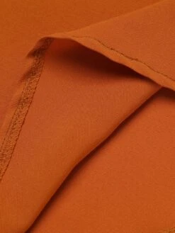 Orange 1950s Cape Pumpkin Swing Dress -BUNBUN Fancy Clothing Shop SCV019299 11