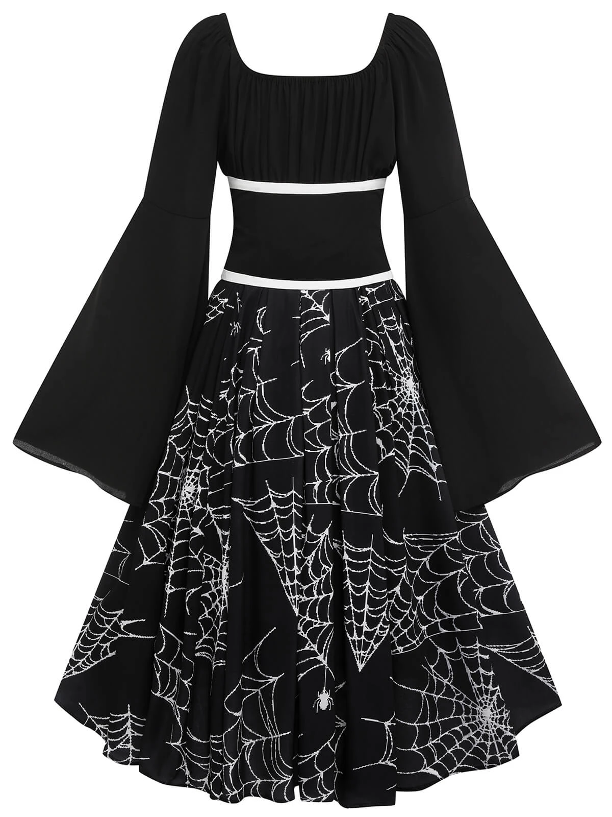 Halloween Gothic Spider Web Swing Dress 6 Halloween Gothic Spider Web Swing Dress - Image 4