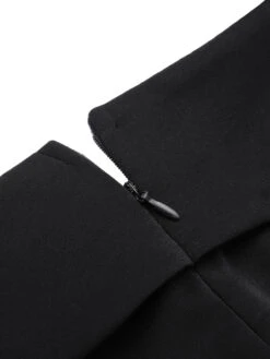 Black 1950s Bat Sleeve Lace-Up Dress -BUNBUN Fancy Clothing Shop SCV021081 6 0af9ca99 0dcb 40cf bd74 ba9189a3ff51