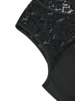 Navy Blue 1950s Halloween Lace Patchwork Dress -BUNBUN Fancy Clothing Shop SCV021088 NB 4