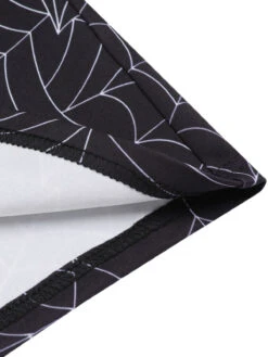 Black 1960s Off-shoulder Spider Web Dress -BUNBUN Fancy Clothing Shop SCV021131 7