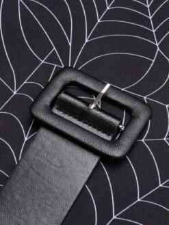 Black 1960s Off-shoulder Spider Web Dress -BUNBUN Fancy Clothing Shop SCV021131 8