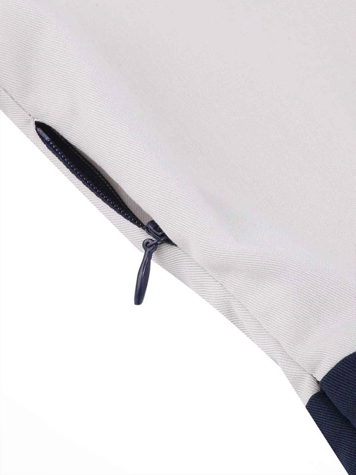 Blue & White 1950s Solid Patchwork Dress 9 Blue & White 1950s Solid Patchwork Dress - Image 7