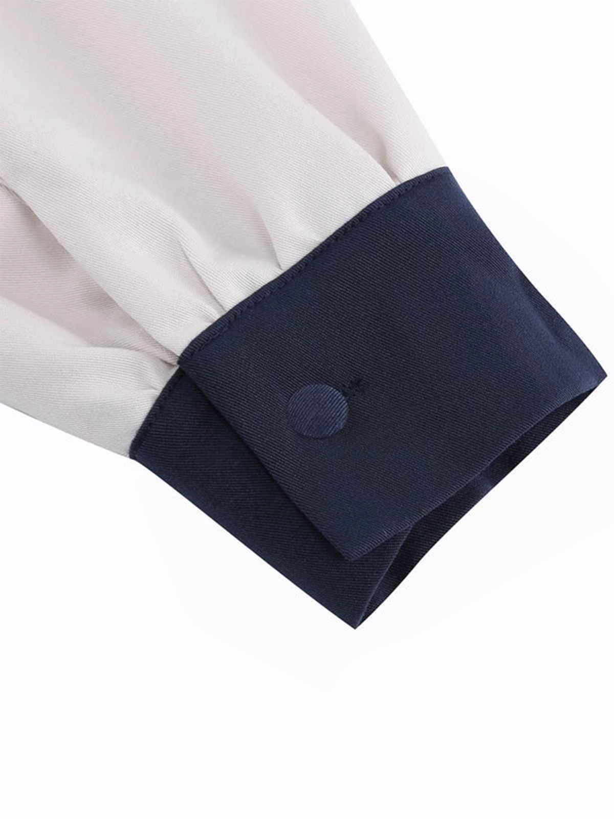 Blue & White 1950s Solid Patchwork Dress 10 Blue & White 1950s Solid Patchwork Dress - Image 8