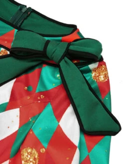 Green 1950s Christmas Plaid Patchwork Dress -BUNBUN Fancy Clothing Shop SCV021400 G 5 ee8a5dc7 eddc 439c bf15 ba45440a3bf3