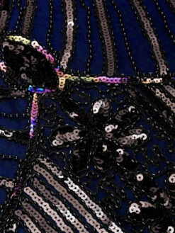 Plus Size 1920s Sequined Dress -BUNBUN Fancy Clothing Shop SVH034316 BL 5