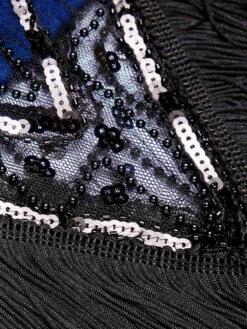 Plus Size 1920s Sequined Dress -BUNBUN Fancy Clothing Shop SVH034316 BL 7