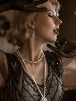 [US Warehouse] Pink 1920s Cap Sleeve Sequin Evening Dress -BUNBUN Fancy Clothing Shop SVH034483 P G bc5877cc 4506 4077 977b d8c0c8f7cd01