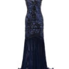 [US Warehouse] Blue 1920s Sequin Maxi Dress -BUNBUN Fancy Clothing Shop SVV031525 BL 1 fb96c3d5 2f05 485f 943a 7294e7ac10b9