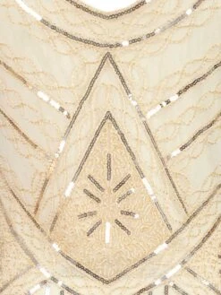 [US Warehouse] Apricot 1920s Beaded SequinFlapper Dress -BUNBUN Fancy Clothing Shop SVV031857 BE 3