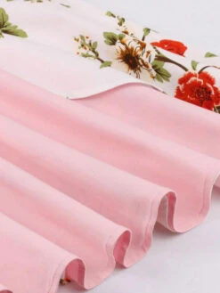 1950s Halter Floral Swing Dress -BUNBUN Fancy Clothing Shop SVV031968 PP 4