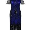 1920s Sequin Art Deco Flapper Dress 2 1920s Sequin Art Deco Flapper Dress -BUNBUN Fancy Clothing Shop SVV032064 BL 1 d96739ee 98b2 4090 9c28 f42402e4575e
