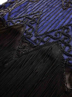 [US Warehouse] Blue 1920s Sequin Art Deco Flapper Dress -BUNBUN Fancy Clothing Shop SVV032064 BL 5 b5ed3665 81fc 4a54 9e41 49bb73bb9c9d