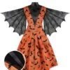 Orange Halloween Spider Sleeve Vintage Dress 1 Orange Halloween Spider Sleeve Vintage Dress -BUNBUN Fancy Clothing Shop c9ebf776602493aa6fc17cc7eb4b8bb6 d814a7ac 7b9d 411f 8b89 d46d439c9c62
