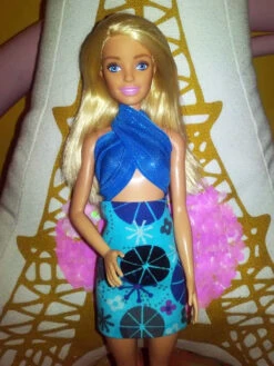 [Lori's Design]1960s Dress Promoting Autism Awareness -BUNBUN Fancy Clothing Shop dolls