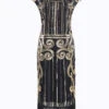 Black 1920s Sequined Flapper Dress -BUNBUN Fancy Clothing Shop ia 100000002204