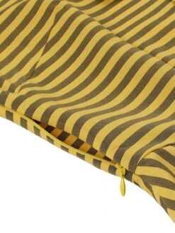 Yellow 1950s Bow Striped Swing Dress -BUNBUN Fancy Clothing Shop wusihui 5